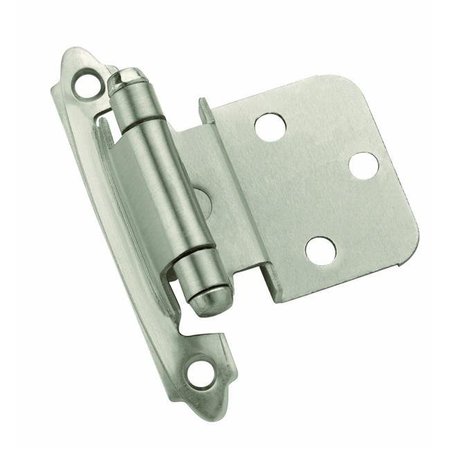 AMEROCK Amerock TEN3428G10 Amerock TEN3428G10 .38 in. Satin Nickel Decorative Hinge 10-Pack TEN3428G10